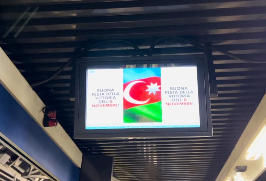 Romanın metro stansiyalarında Zəfər Günü ilə bağlı videoçarx yayımlanır VİDEO