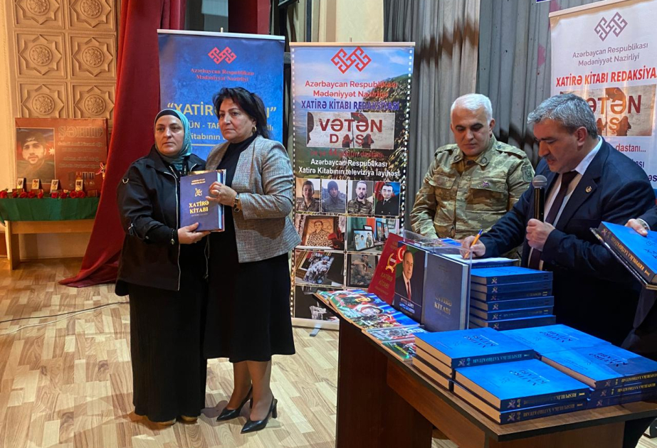 İmişlidə “44 gün – Tarixi zəfər” kitabının üç cildinin təqdimatı olub