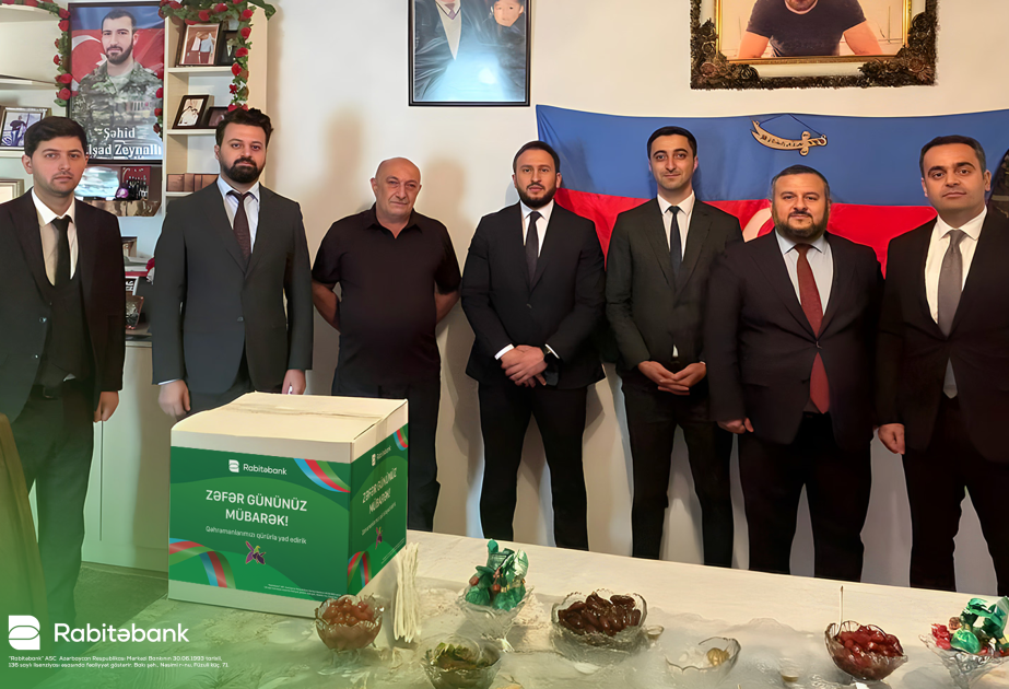 ®  “Rabitəbank” Zəfər Günü ərəfəsində şəhid ailələrini ziyarət edib