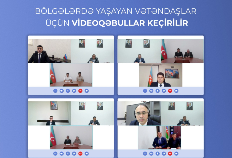 Ədliyyə Nazirliyi bölgələrdə yaşayan vətəndaşlarla videoqəbullar keçirir