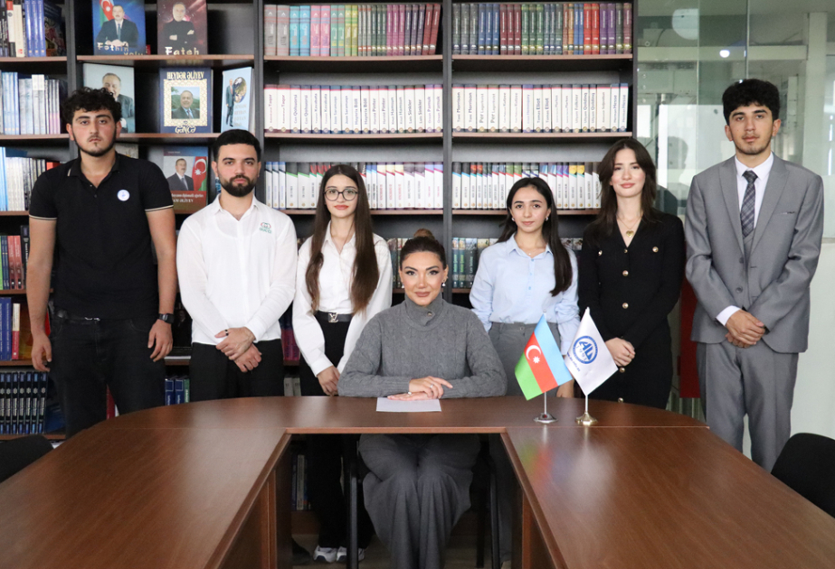 Azərbaycan Universitetində yüksək bal toplayan tələbələrlə görüş olub