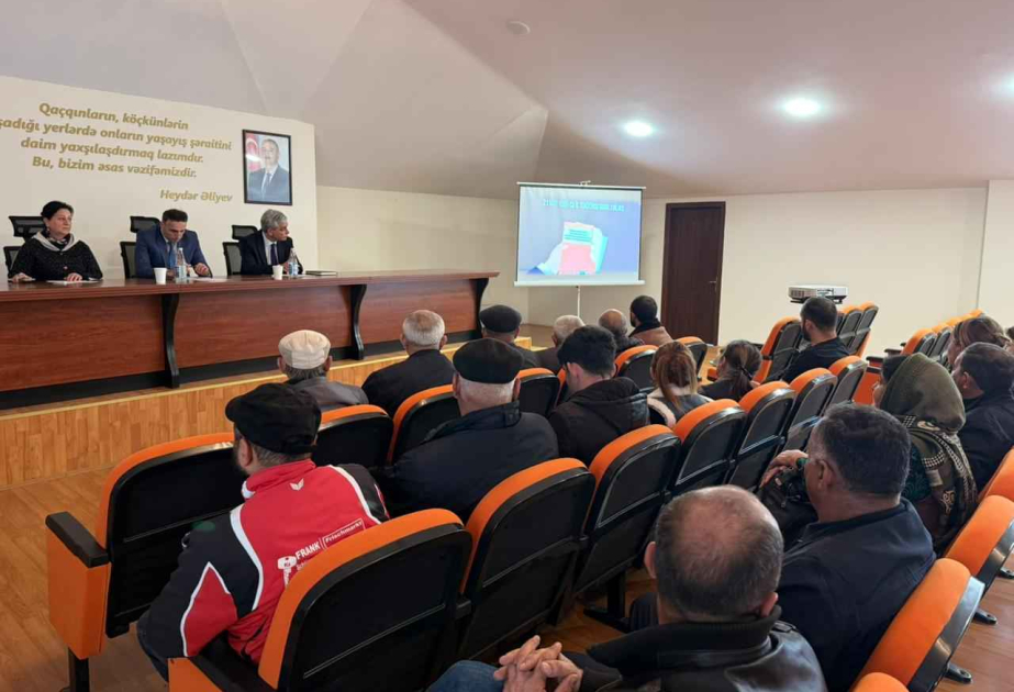 Şuşakənd, Badara, Həsənriz və Vəngli kənd sakinləri sosial müdafiə tədbirləri ilə bağlı maarifləndirilib