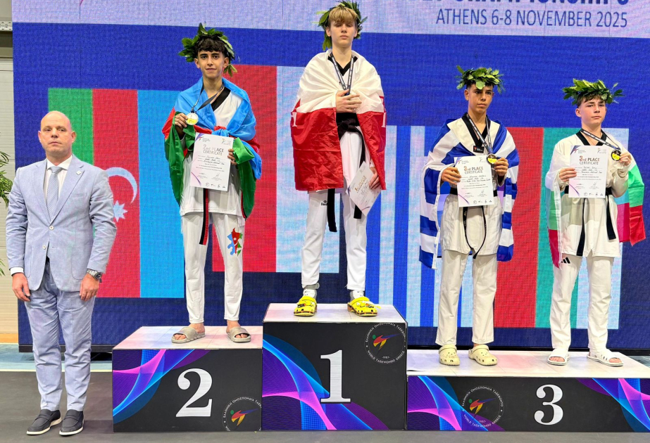 Azerbaijani taekwondo fighter claims silver at European Cadet Championships 2025