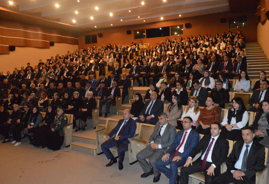 Ağdaşda Zəfərin beşinci ildönümü ilə əlaqədar tədbir keçirilib