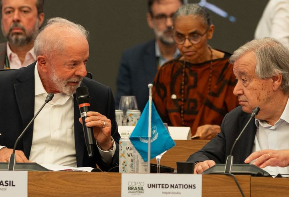 Antonio Quterreş Braziliyada BMT-yə üzv ölkələri təmiz enerji mənbələrindən istifadəni genişləndirməyə çağırıb