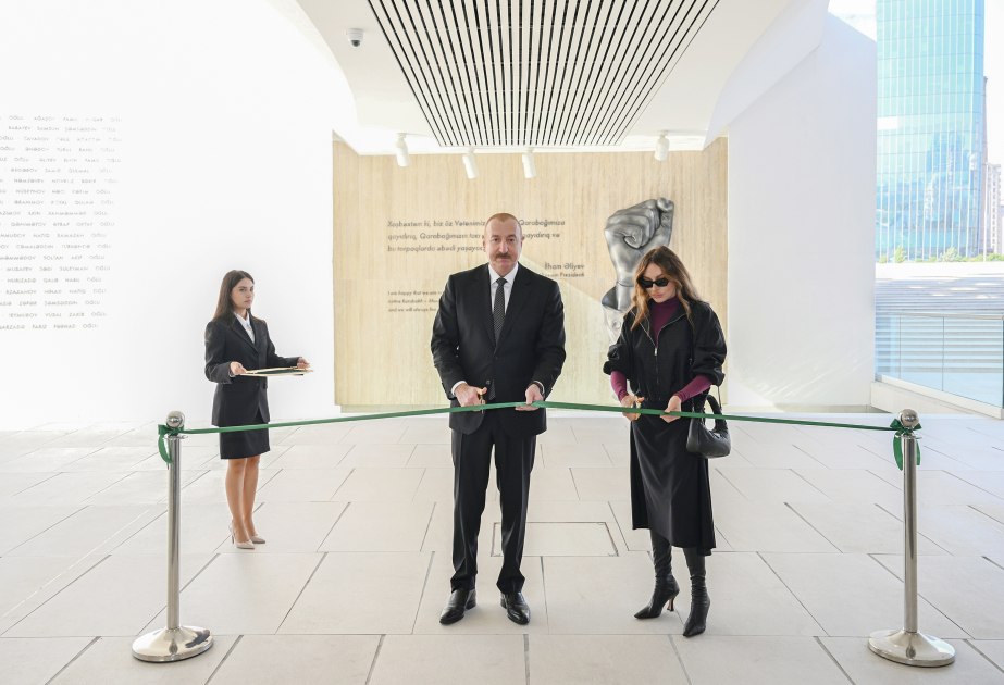 Victory Museum opened in Baku  President Ilham Aliyev and First Lady Mehriban Aliyeva attended the event VIDEO