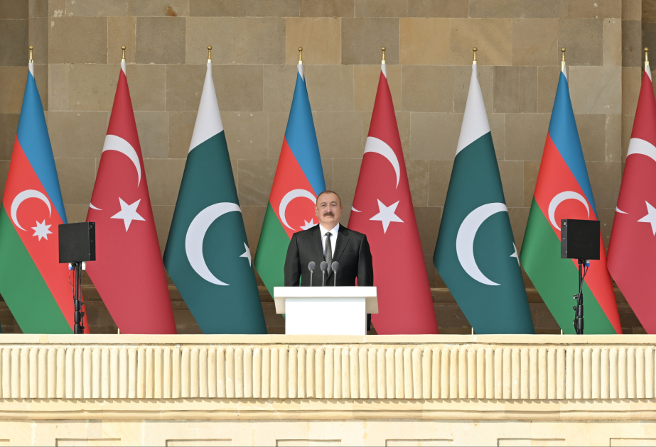 President of Azerbaijan: Participation of Turkish servicemen in today's military parade is another manifestation of our unity