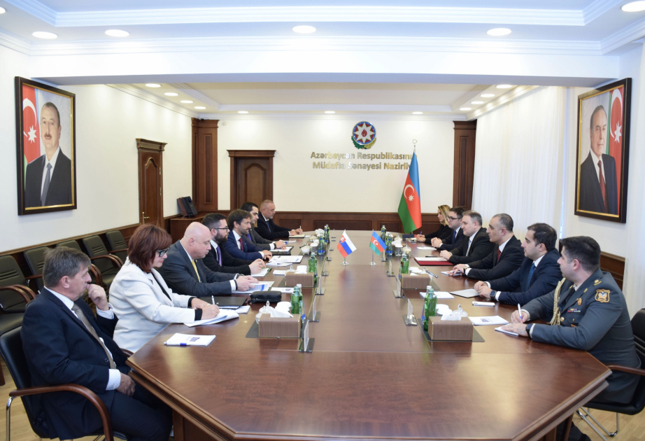Azerbaiyán y Eslovaquia abordan cuestiones de cooperación en la industria de defensa