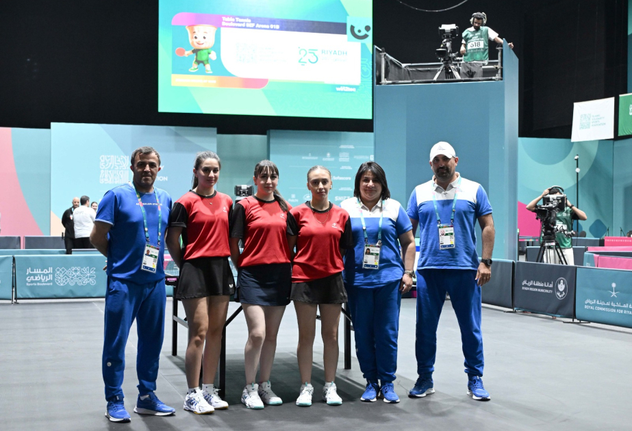 Azərbaycanın stolüstü tennis yığması İslam Həmrəyliyi Oyunlarına qələbə ilə başlayıb