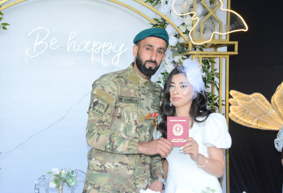 Гази из Гёйчая заключил брак в День Победы