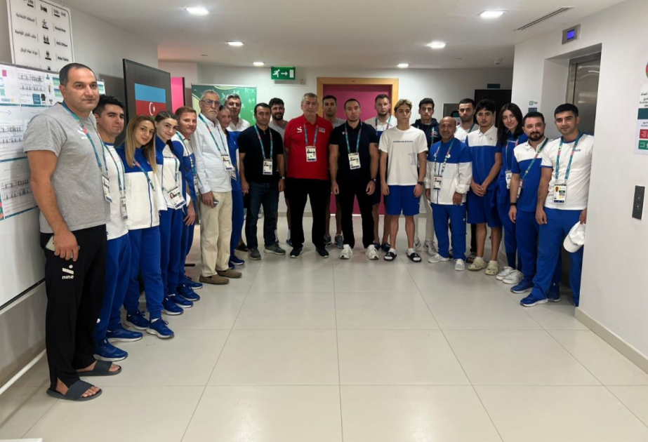 Milli Olimpiya Komitəsinin rəsmiləri Ər-Riyadda Atletlər kəndində olublar