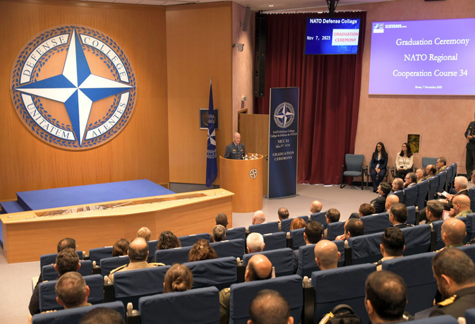 Hərbi qulluqçumuz NATO Regional Əməkdaşlıq kursunu müvəffəqiyyətlə bitirib