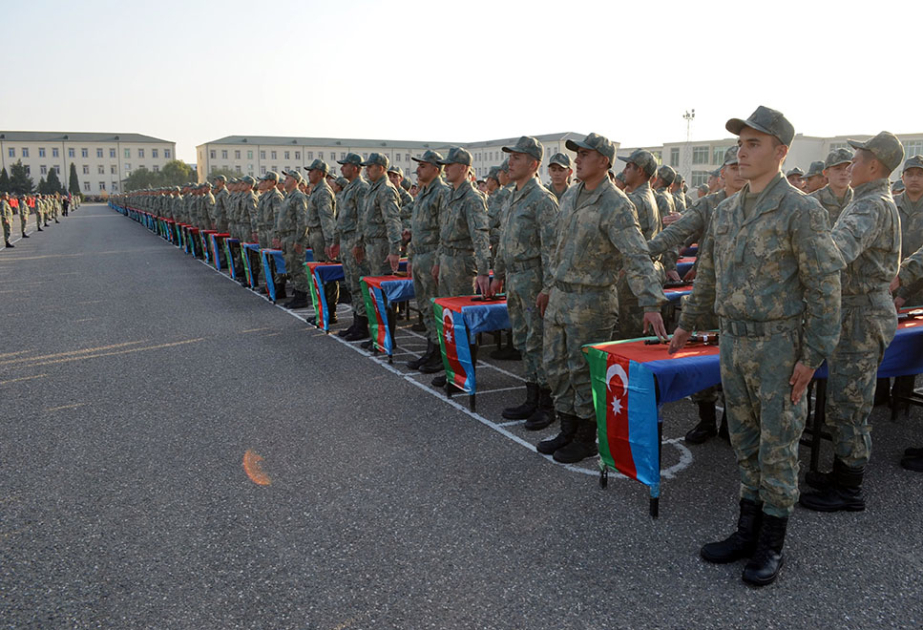 Azerbaijan Army holds military oath-taking ceremonies