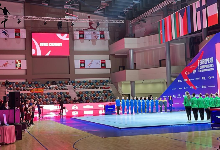 Concluye en Ganja el segundo día del Campeonato de Europa de Gimnasia Aeróbica