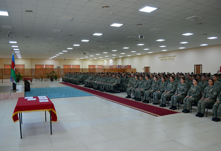 “Ehtiyat zabit hazırlığı kursu”nun növbəti buraxılış mərasimi keçirilib