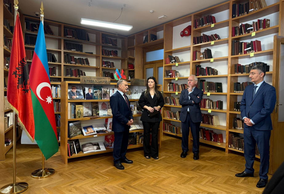 Azerbaijani literature section opens at National Library of Albania