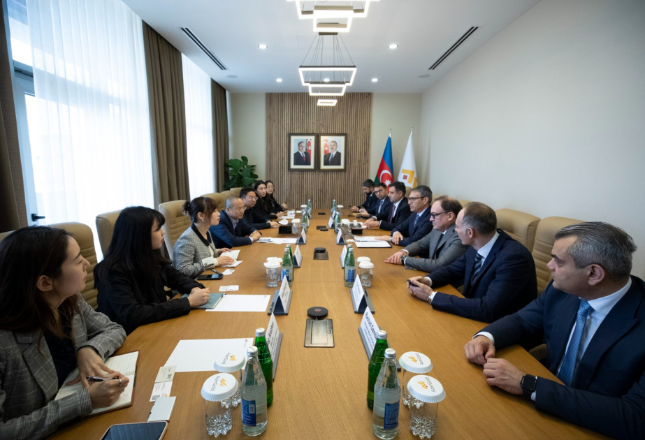 Meeting held at “AzerGold” with the Chinese delegation