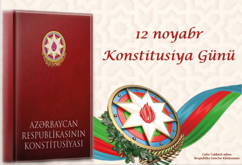 Gənclər Kitabxanasında Konstitusiya Günü ilə əlaqədar virtual sərgi hazırlanıb