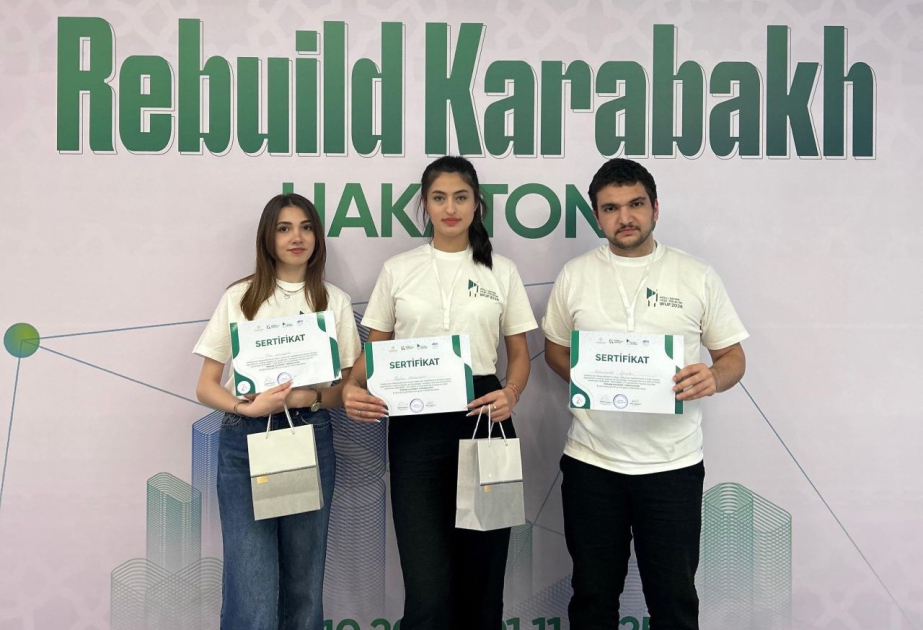 BMU tələbələri “Rebuild Karabakh” hakatonunda qalib olublar