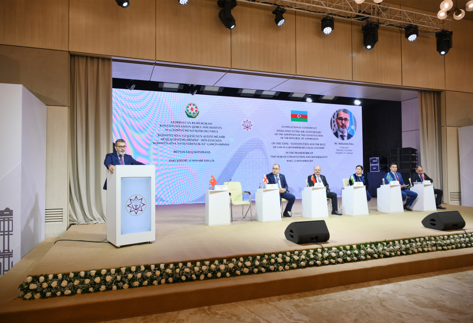Beynəlxalq konfrans çərçivəsində konstitusion dəyərlər və insan hüquqları müzakirə olunub