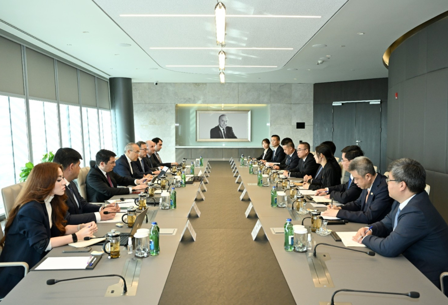 Azerbaiyán y una empresa china intercambian ideas sobre proyectos de energía verde y parque industrial ecológico