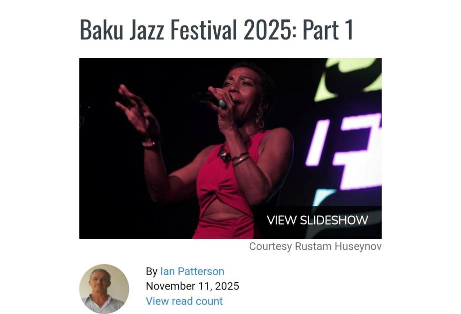 Крупнейший американский джаз-портал опубликовал статью о Baku Jazz Festival-2025