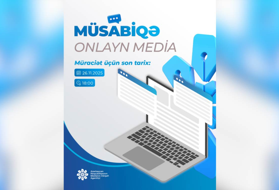 Onlayn media subyektlərinə dəstək üçün müsabiqə elan olunub