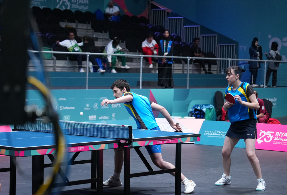 Azərbaycanın stolüstü tennisçiləri İslamiadada daha bir mükafat qazanıblar