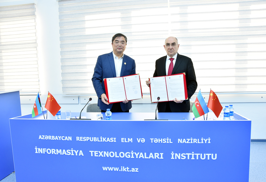 İnformasiya Texnologiyaları İnstitutu ilə Honkonq Kore Akademiyası arasında anlaşma memorandumu imzalanıb