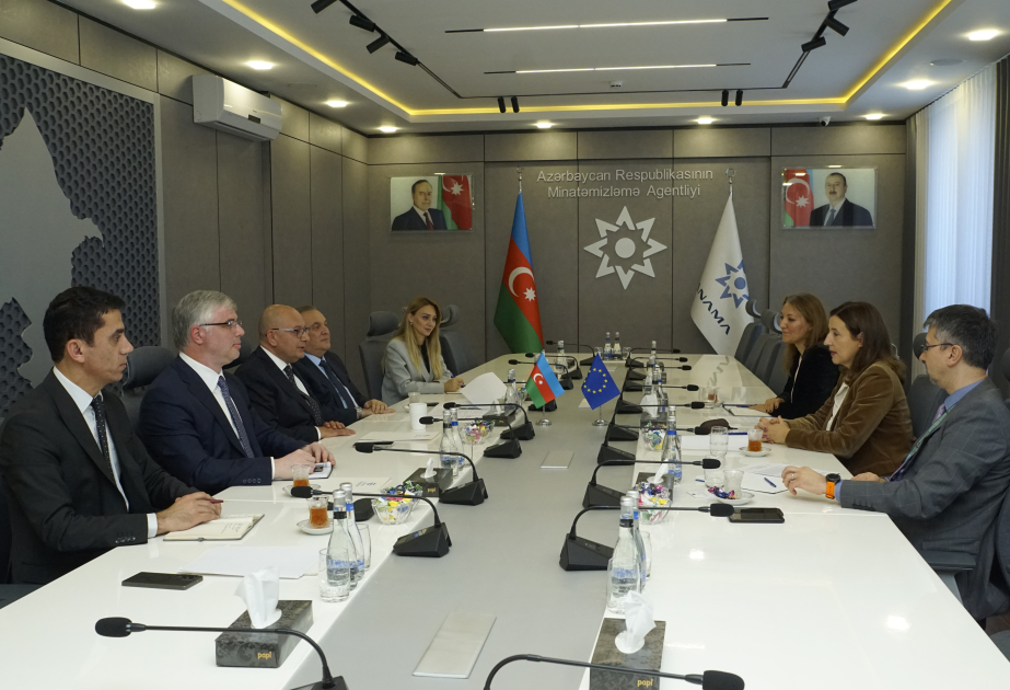 En ANAMA se celebraron conversaciones con la Jefa de la Representación de la Unión Europea en Azerbaiyán sobre las actividades de desminado