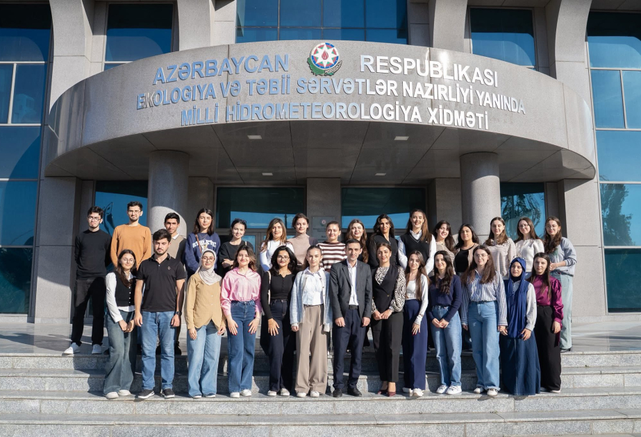 “II Yaşıl düşüncə maarifləndirmə proqramı”nın iştirakçıları Milli Hidrometeorologiya Xidmətinin fəaliyyəti ilə tanış olublar