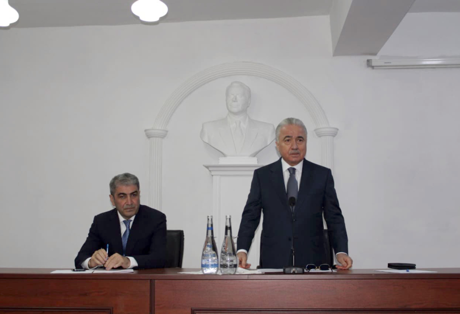 Head of Balakan District Executive Authority introduced to staff