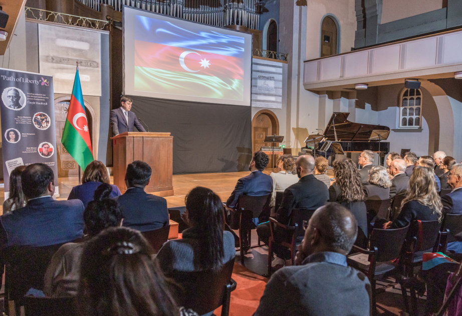 İsveçrədə Azərbaycanın Zəfər Günü və Üzeyir Hacıbəylinin 140 illiyi qeyd edilib