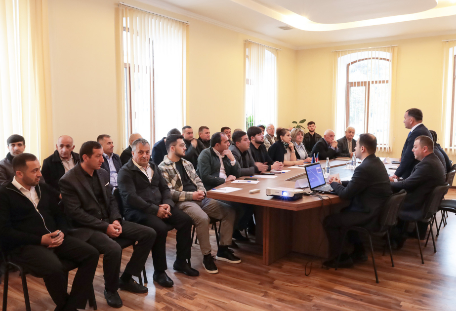 Şəkidə “Mənşə sertifikatı” altmodulundan istifadəyə dair görüş keçirilib