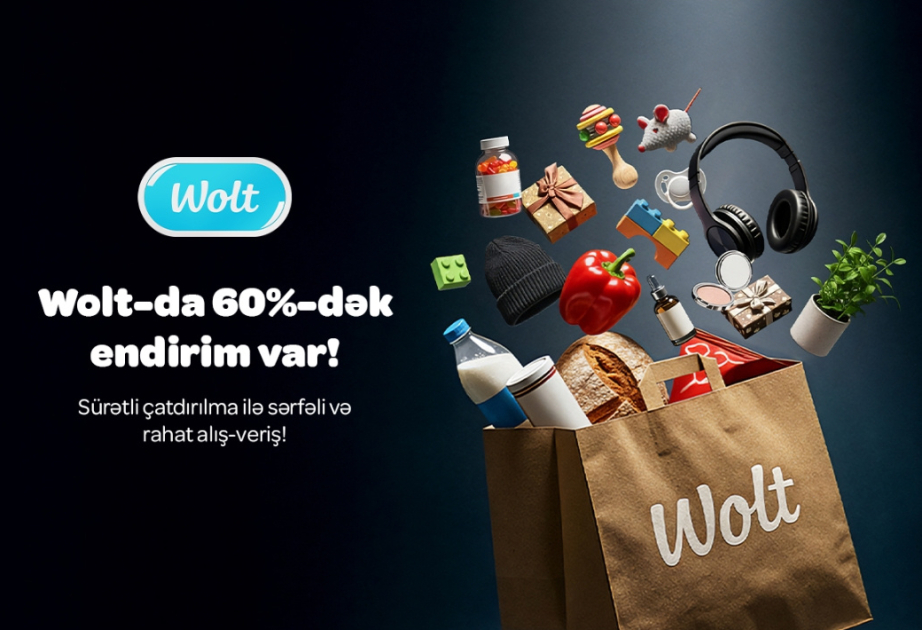 ®  Wolt-dan 60 faizədək endirimlə “Black Friday”də daha sərfəli və sürətli alış-veriş edin - Sizin üçün hər şey “Wolt”da!