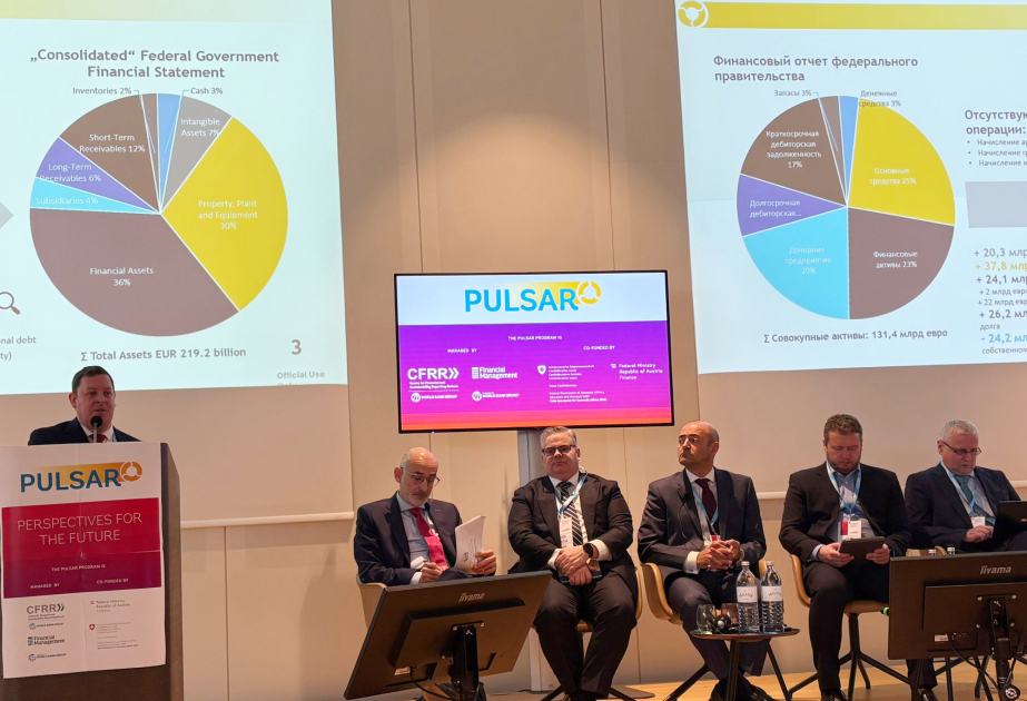 Maliyyə Nazirliyinin nümayəndə heyəti Vyanada beynəlxalq seminarda iştirak edib