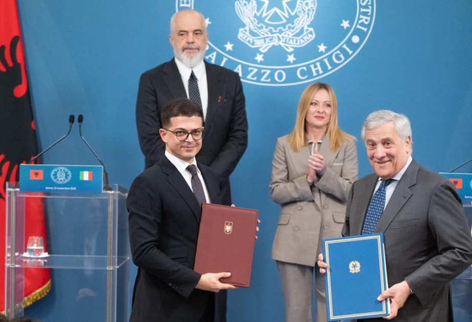 Albania and Italy sign defence agreements on ship production, industry and civil protection