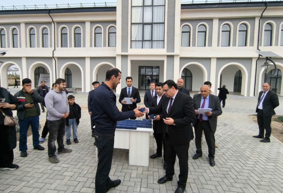 Böyük Qayıdış: Ağdamın Xıdırlı kəndində daha 50 ailəyə mənzillərin açarları təqdim olunub