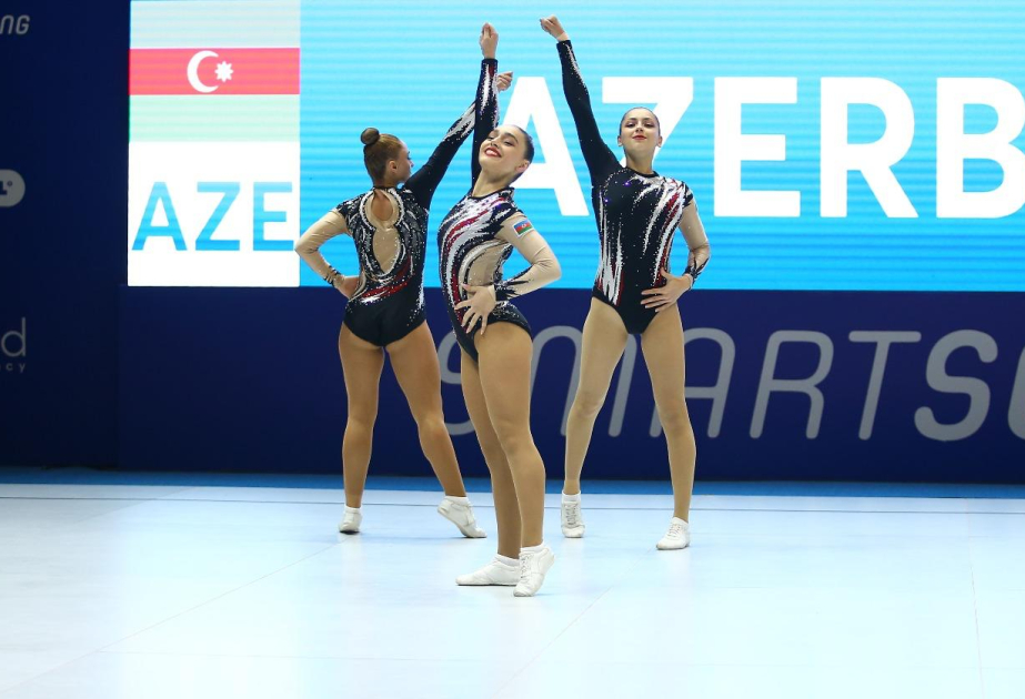 Aerobika gimnastikası üzrə qitə birinciliyi davam edir