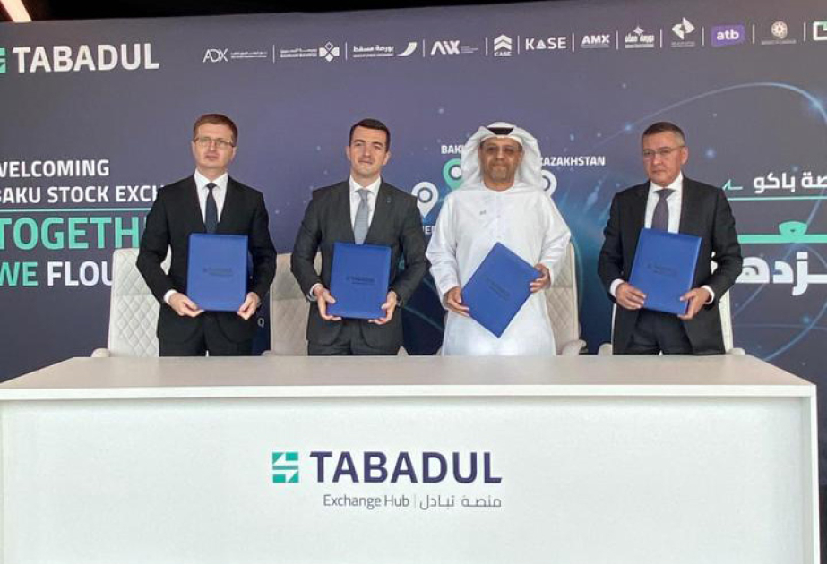 MDM, BFB və “Azər Türk Bank” Tabadul Ticarət Mərkəzinə qoşulmaq üçün Əbu-Dabi Birjası ilə kollektiv saziş imzalayıb