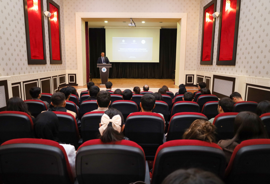 Naxçıvan Dövlət Universitetində insan alverinə qarşı mübarizəyə həsr edilən tədbir keçirilib