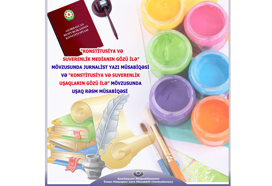 Beynəlxalq İnsan Hüquqları Günü münasibətilə ənənəvi yazı və rəsm müsabiqələri elan edilib