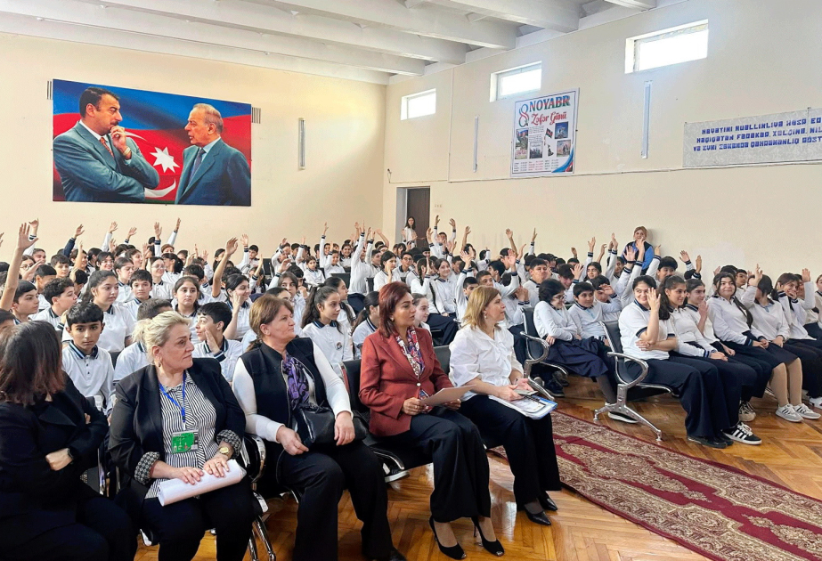 “Uşaqların internet təhlükəsizliyi” mövzusunda maarifləndirici tədbirlər keçirilib