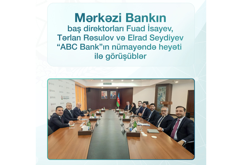 “Bank ABC” ilə sindikativ kreditləşmə ilə bağlı perspektivlər müzakirə olunub