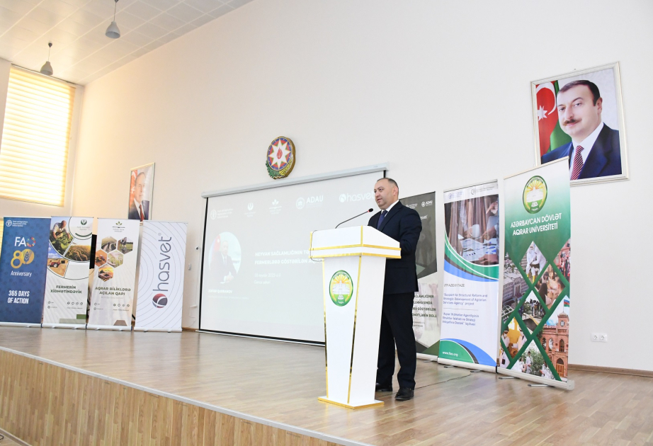 ADAU-da fermerlər üçün heyvan sağlamlığı üzrə təlim keçirilib