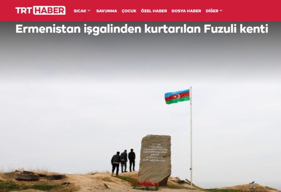 Аудитории телеканала TRT Haber рассказали о возрождающемся после освобождения Физулинском районе