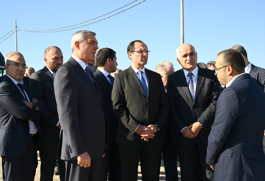 Zəngilanda dairəvi suvarma sistemlərinə və heyvandarlıq kompleksinə baxış keçirilib