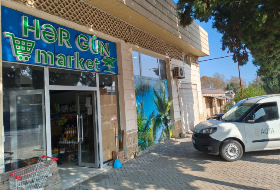 Lənkəranda marketdə istehlaka yararsız məhsullar aşkarlanıb