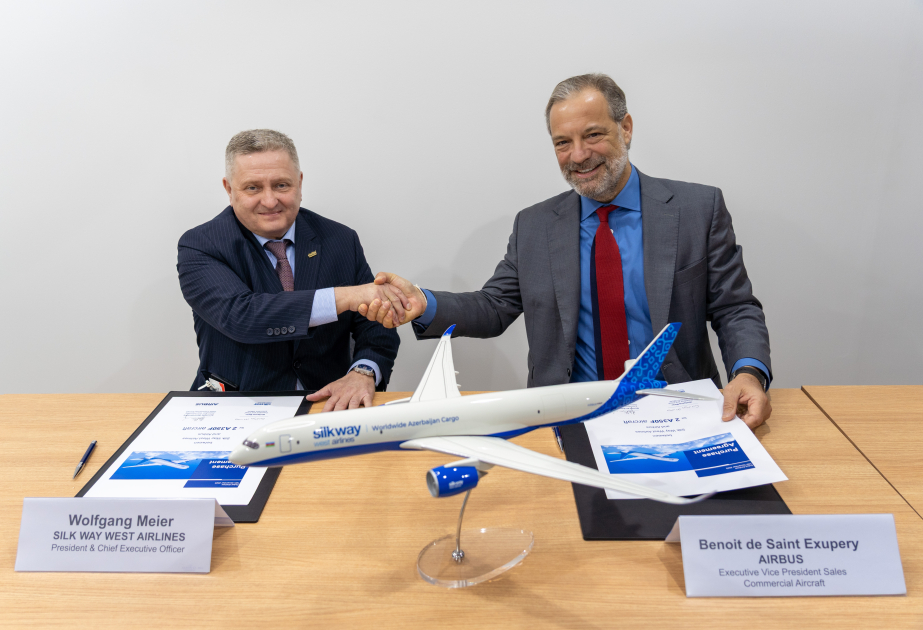 ®  “Silk Way West Airlines” donanmasını daha iki “Airbus A350F” yük təyyarəsi ilə genişləndirir