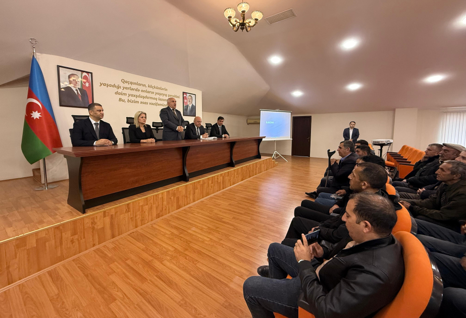 Kəlbəcər şəhər sakinləri sosial müdafiə tədbirləri və mina təhlükəsi ilə bağlı maarifləndirilib